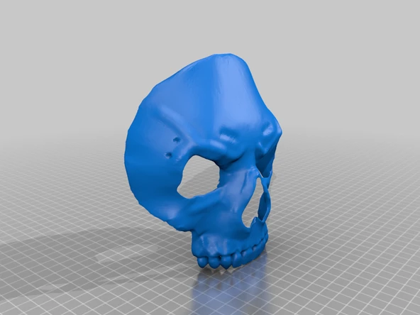 Byr Hayalet Maskesi Modern Warfare 2, Alternatif Maske (Sadece Plastik Aparattır!!!) 3D - Resim 2