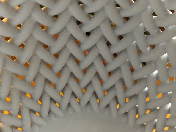 Byr Örgülü Kase (Sadece Plastik Aparattır!!!) 3D - 4