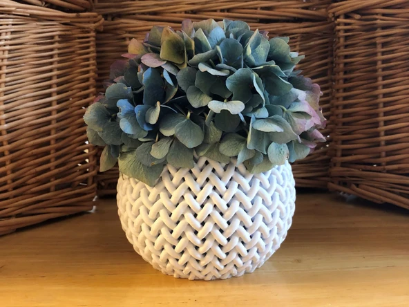 Byr Örgülü Kase (Sadece Plastik Aparattır!!!) 3D - 2