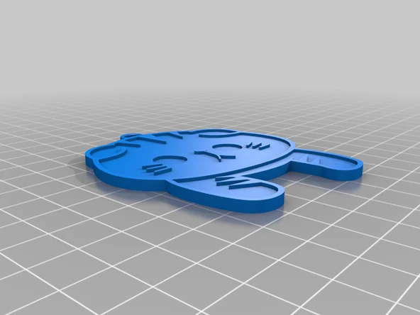 Byr Kitty Anahtarlık/Kolye (Sadece Plastik Aparattır!!!) 3D ürün görseli