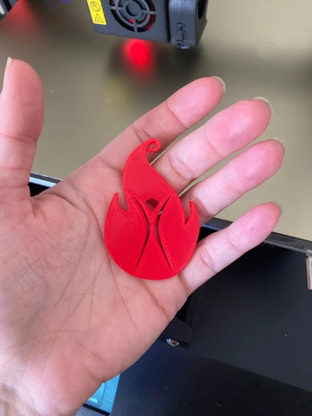 Byr Yanan adam kolye (Sadece Plastik Aparattır!!!) 3D - Resim 3