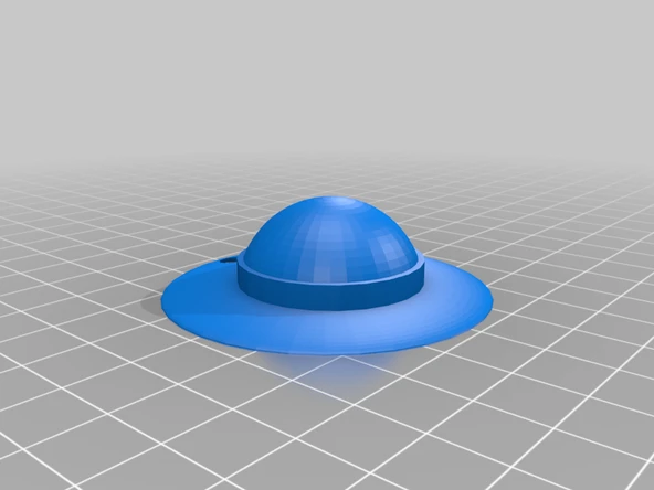 Byr Luffy'nin Hasır Şapka Anahtarlığı (Sadece Plastik Aparattır!!!) 3D - 2