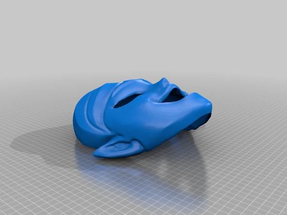 Byr Giyilebilir Cosplay: Mutlu Maske Satıcı Maskesi (Plastik Aparattır!!!) 3D - Resim 5