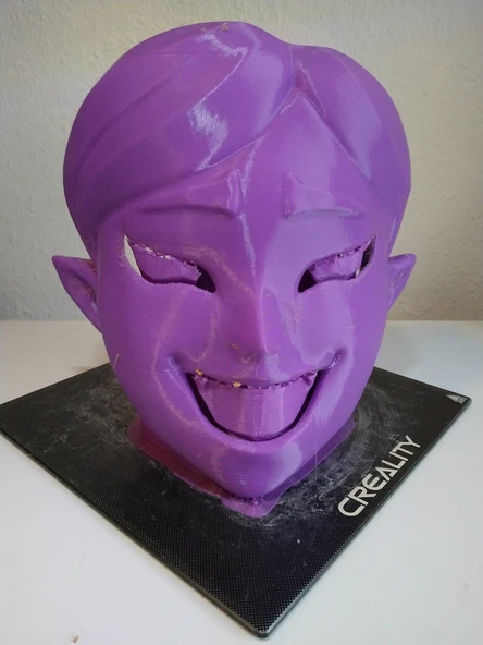 Byr Giyilebilir Cosplay: Mutlu Maske Satıcı Maskesi (Plastik Aparattır!!!) 3D - Resim 4