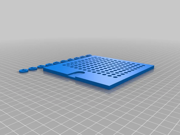 Byr Montessori çarpım tahtası - küçük çarpım tablosu (Sadece Plastik Aparattır!!!) 3D - Resim 3