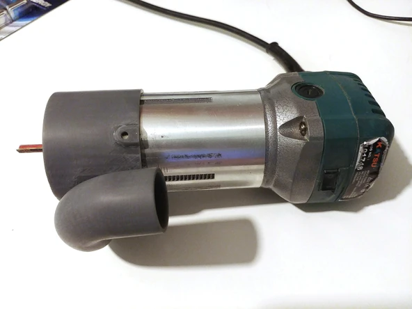 Byr Kompakt CNC Router Toz Emme Kafası (Sadece Plastik Aparattır!!!) 3D - Resim 4