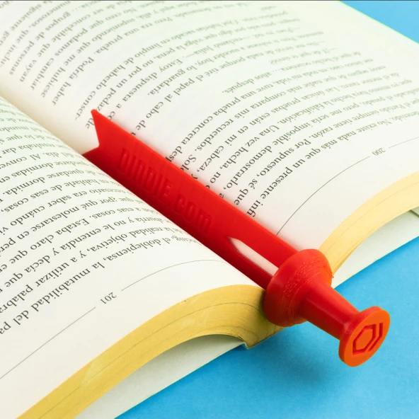 Sabitlendi: Kitap Ayırıcı (Yer İşareti) (Plastik Aparattır!!!)