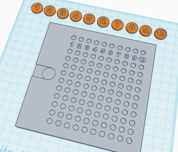 Byr Montessori çarpım tahtası - küçük çarpım tablosu (Sadece Plastik Aparattır!!!) 3D - Resim 4