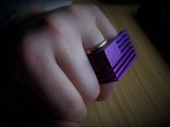 Byr Amerikan Bayrağı Yüzük (Sadece Plastik Aparattır!!!) 3D - Resim 2