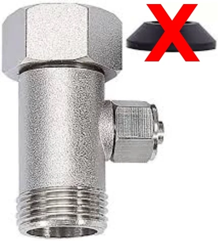 Byr Dolgu valfi için BIDET T-Valve için daha iyi kubbeli çamaşır makinesi (Plastik Aparattır!!!) 3D - 3