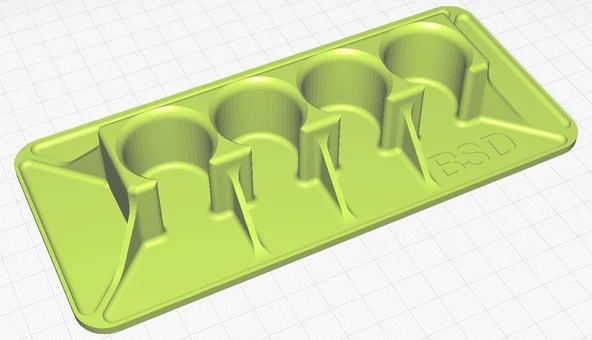 Dört Oral-B diş fırçası için tutucu (Plastik Aparattır!!!)