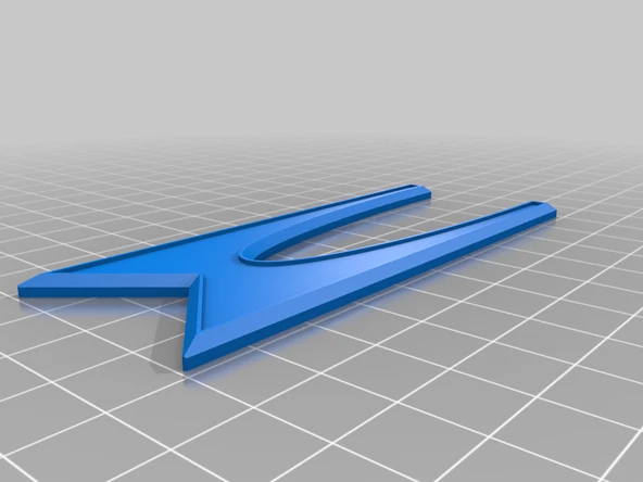 Byr Eski Okul Envinrude Logosu (Sadece Plastik Aparattır!!!) 3D