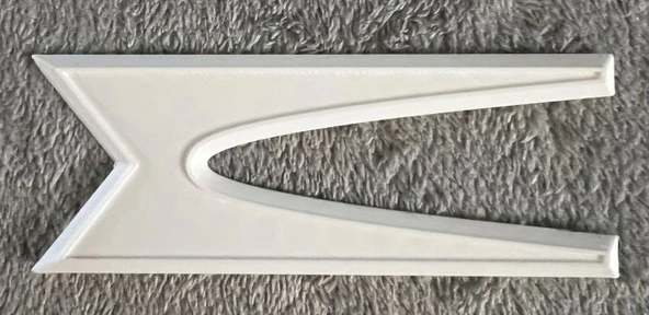 Byr Eski Okul Envinrude Logosu (Sadece Plastik Aparattır!!!) 3D - 3