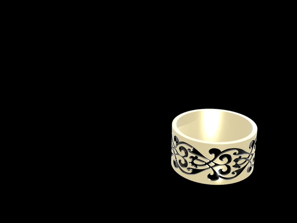 Byr Arabesk Yüzük Tipi 2 (Plastik Aparattır!!!) 3D - Resim 3