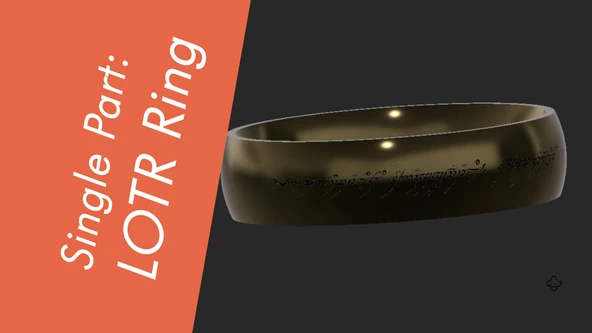Byr 1:1 Yüzüklerin Efendisi Yüzük (Plastik Aparattır!!!) 3D - Resim 3