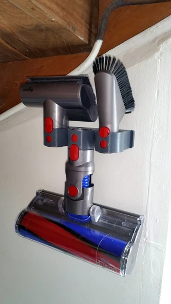 Byr Dyson - Üçlü Aksesuar Tutucu (Sadece Plastik Aparattır!!!) 3D - Resim 2