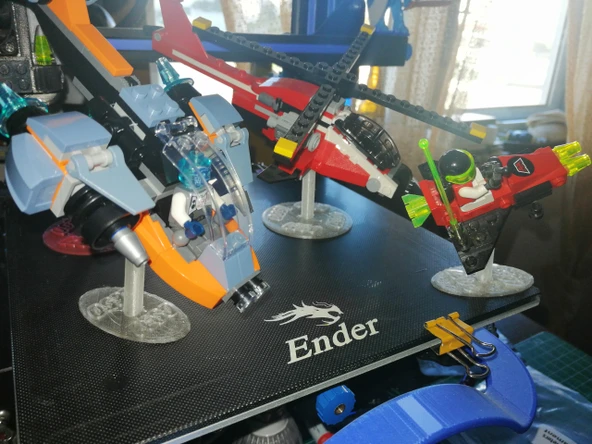 Küçük Lego standı (Plastik Aparattır!!!) - 5