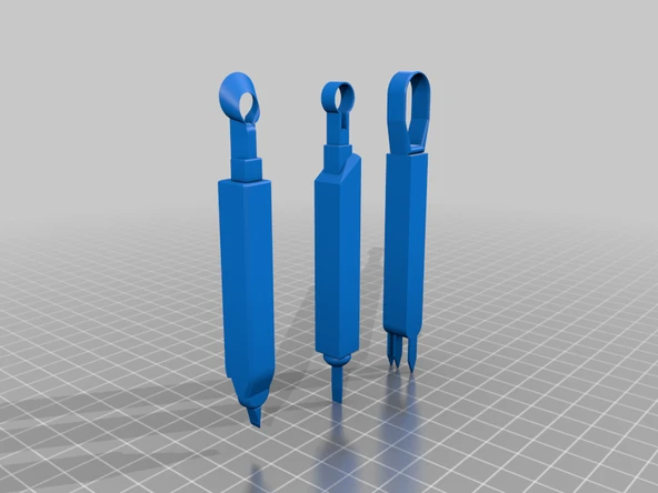 Byr Çömlekçilik Şekillendirme Araçları #4 (Sadece Plastik Aparattır!!!) 3D - 3