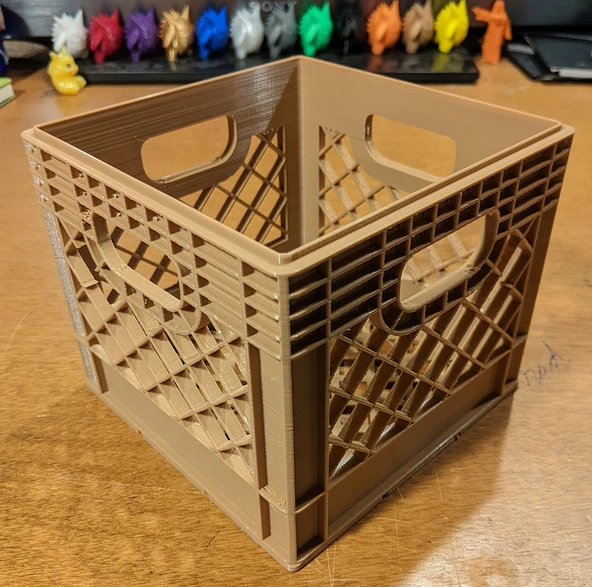 Byr Süt Sandığı - İstiflenebilir (Sadece Plastik Aparattır!!!) 3D - 4