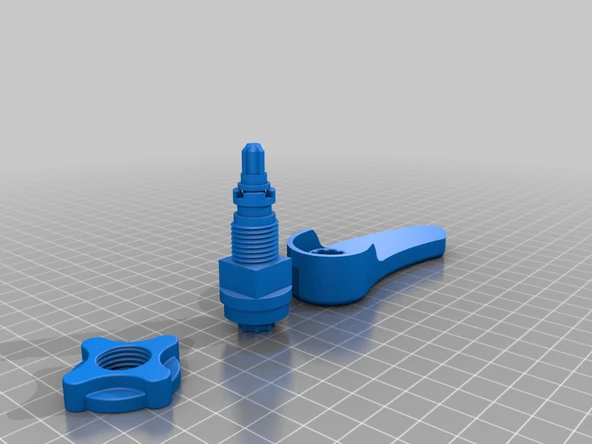 Byr Fluidmaster Üniversal Yıkama Kolu ve Şaft (Sadece Plastik Aparattır!!!) 3D - 1