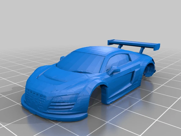 Byr Turbo yarış Audi R8 LMS C-72 (Plastik Aparattır!!!) 3D