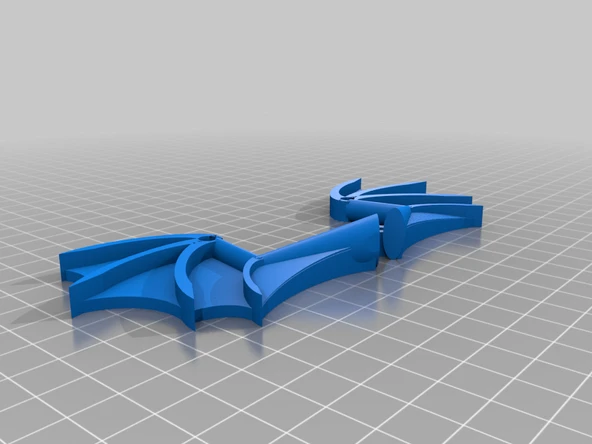 Byr ayakkabı dantel ejderha kanadı (Sadece Plastik Aparattır!!!) 3D ürün görseli 1