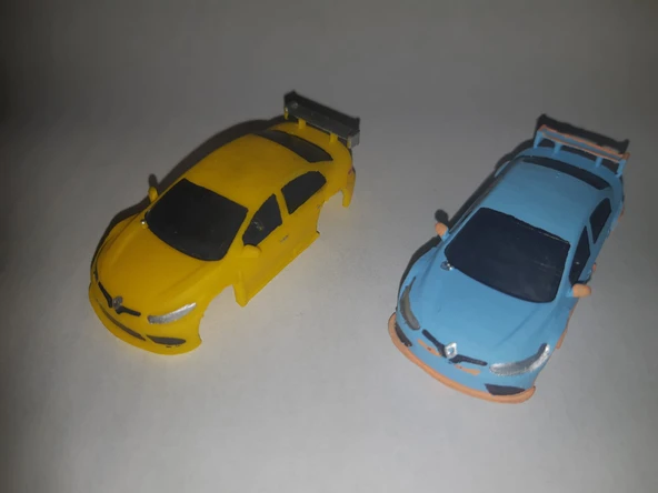 Byr Turbo yarışı Renault Megane C-72 (Sadece Plastik Aparattır!!!) 3D - 2