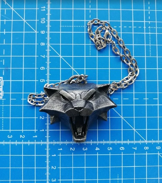 Byr Witcher 3'ten Kedi Okulu Madalyonu (Sadece Plastik Aparattır!!!) 3D - 3