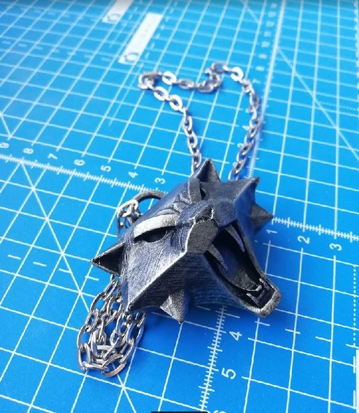 Byr Witcher 3'ten Kedi Okulu Madalyonu (Sadece Plastik Aparattır!!!) 3D - 2