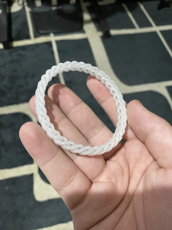 Byr Bölünmüş Örgü Bileklik (Sadece Plastik Aparattır!!!) 3D - 2