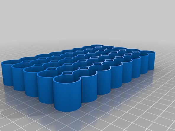 Byr 18650 Kutu / Düzenleyici / Saklama / Tutucu KOLAY BASKI (Sadece Plastik Aparattır!!!) 3D - 4