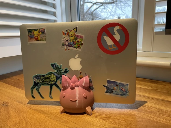 Byr Slime Rancher Pembe Rock Largo Dizüstü Bilgisayar Sehpası (Plastik Aparattır!!!) 3D - 5