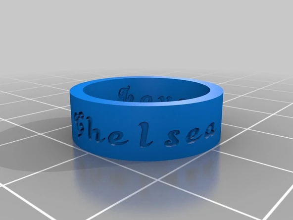 Byr Aşk Umut Barış (Chelsea'nin Yüzük Rengi: Neon Pink) (Plastik Aparattır!!!) 3D ürün görseli