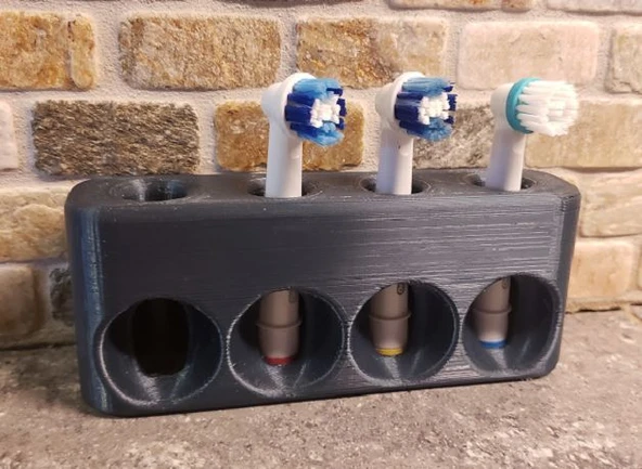 Byr Oral B Fırçalık 2 (Sadece Plastik Aparattır!!!) 3D - Resim 3