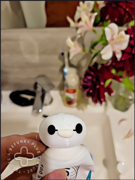 Byr Baymax diş macunu kusması (Sadece Plastik Aparattır!!!) 3D