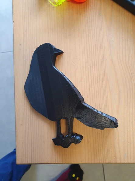 Byr Blackbird Bird 2d Sanat (Plastik Aparattır!!!) 3D - 2