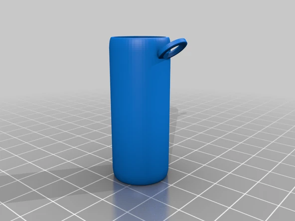 Byr TPU için Anahtarlık Chapstick tutucu (Plastik Aparattır!!!) 3D