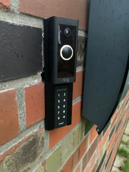 Byr Yüzük kapı zili ve nuki tuş takımı 30 kombo (Sadece Plastik Aparattır!!!) 3D - Resim 3