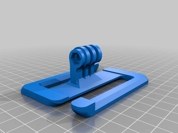 Byr GoPro Omuz Askısı Montajı için Güçlendirilmiş (Sadece Plastik Aparattır!!!) 3D - 3