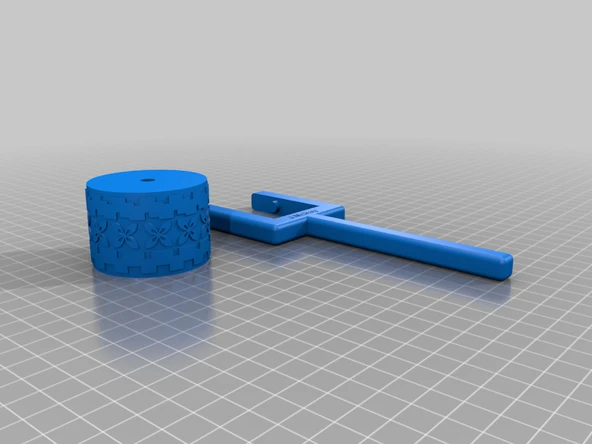 Byr çömlek 3D baskı için damga silindiri (Sadece Plastik Aparattır!!!) 3D - 2