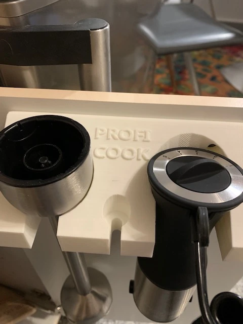 Byr Handy Blender PC-SM 1094 Duvar Montajı için Profi Cook Braketi (Plastik Aparattır!!!) 3D - 3