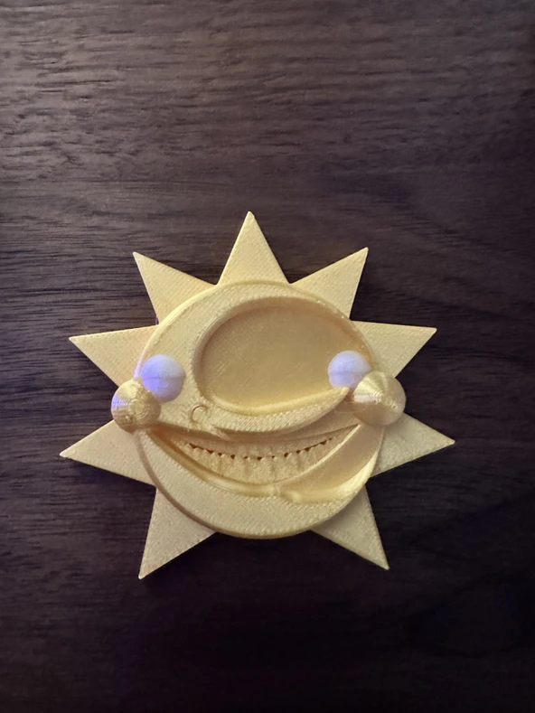 Byr FNAF:SB Güneş Damlası Kolye (Sadece Plastik Aparattır!!!) 3D - Resim 3