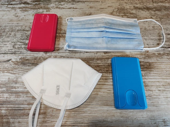 Byr FFP2 ve Cerrahi Maskeler Cep Kutusu (Plastik Aparattır!!!) 3D - 2