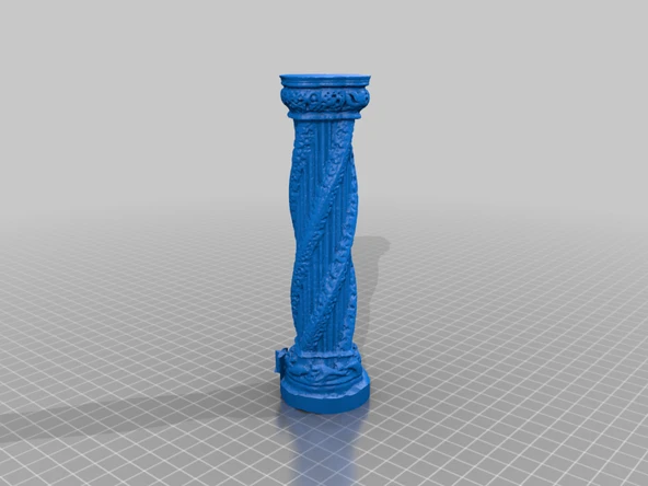 Byr Rosslyn Şapeli'nden Çırak Sütunu (Sadece Plastik Aparattır!!!) 3D - 2