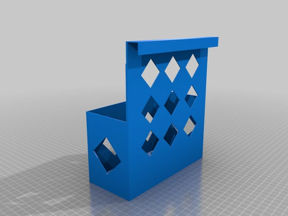 Byr Asılı dolap depolama (Sadece Plastik Aparattır!!!) 3D - 2