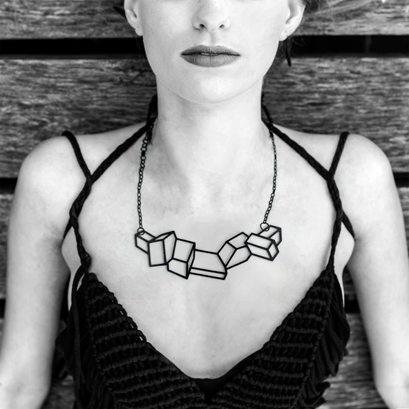 Byr Kristal kolye - büyük (Plastik Aparattır!!!) 3D - Resim 3