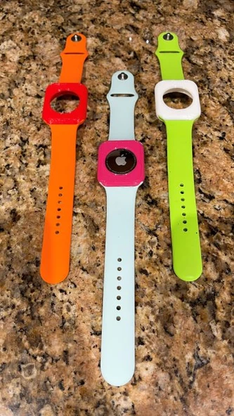 Byr Apple Watch AirTag (Plastik Aparattır!!!) 3D - 4