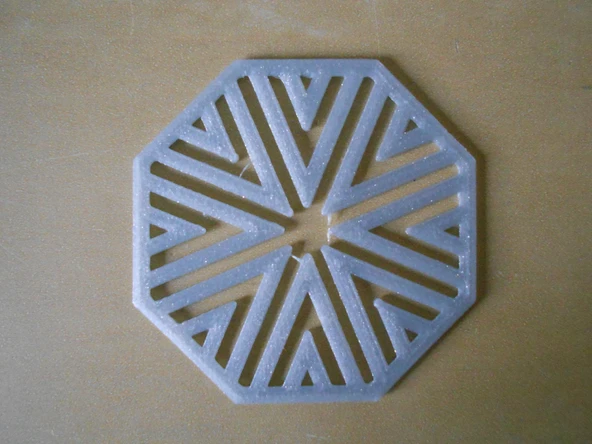 Byr Sekizgen anahtarlık / kolye (Plastik Aparattır!!!) 3D - Resim 2