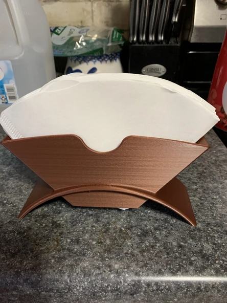 Byr Hayır 4 Kahve Filtresi Tutucu (Plastik Aparattır!!!) 3D - 4