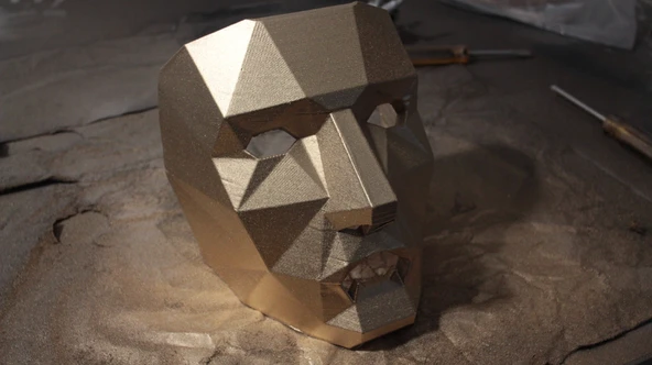 Byr Başka Bir Yazdırılabilir Düşük Poli Maske (Sadece Plastik Aparattır!!!) 3D - 2